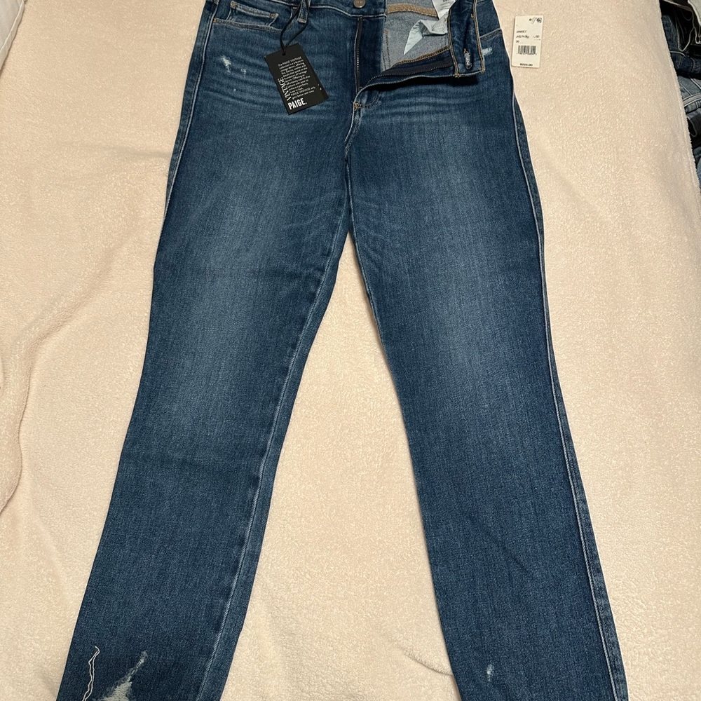 PAIGE Women's Blue Jeans